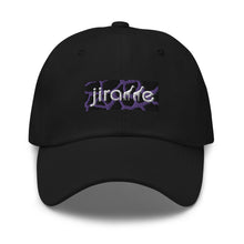 Load image into Gallery viewer, Purple Giraffe Print Box Logo Hat