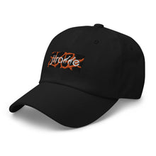 Load image into Gallery viewer, Orange Giraffe Print Box Logo Hat