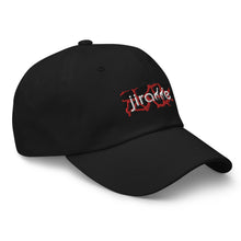 Load image into Gallery viewer, Red Giraffe Print Box Logo Hat