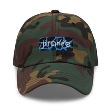 Load image into Gallery viewer, Aqua Giraffe Print Box Logo Hat