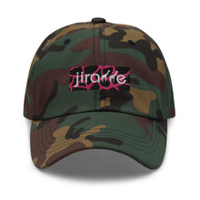 Load image into Gallery viewer, Pink Giraffe Print Box Logo Hat