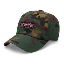 Load image into Gallery viewer, Pink Giraffe Print Box Logo Hat