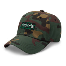 Load image into Gallery viewer, Green Giraffe Print Box Logo Hat