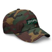 Load image into Gallery viewer, Green Giraffe Print Box Logo Hat