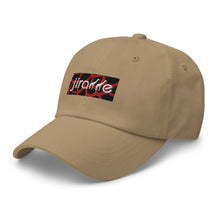 Load image into Gallery viewer, Red Giraffe Print Box Logo Hat