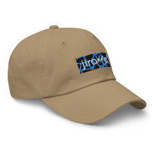 Load image into Gallery viewer, Aqua Giraffe Print Box Logo Hat