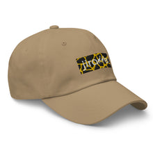 Load image into Gallery viewer, Gold Giraffe Print Box Logo Hat