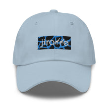 Load image into Gallery viewer, Aqua Giraffe Print Box Logo Hat