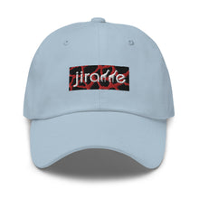 Load image into Gallery viewer, Red Giraffe Print Box Logo Hat
