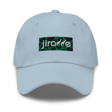 Load image into Gallery viewer, Green Giraffe Print Box Logo Hat