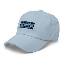 Load image into Gallery viewer, Aqua Giraffe Print Box Logo Hat