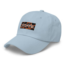 Load image into Gallery viewer, Orange Giraffe Print Box Logo Hat