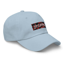 Load image into Gallery viewer, Red Giraffe Print Box Logo Hat