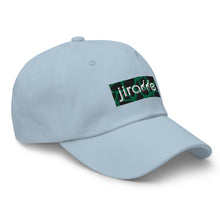 Load image into Gallery viewer, Green Giraffe Print Box Logo Hat
