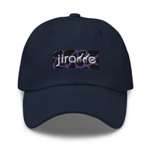 Load image into Gallery viewer, Purple Giraffe Print Box Logo Hat
