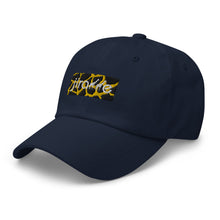 Load image into Gallery viewer, Gold Giraffe Print Box Logo Hat