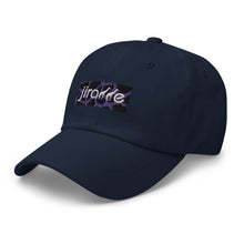 Load image into Gallery viewer, Purple Giraffe Print Box Logo Hat