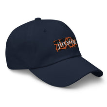Load image into Gallery viewer, Orange Giraffe Print Box Logo Hat