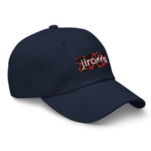 Load image into Gallery viewer, Red Giraffe Print Box Logo Hat