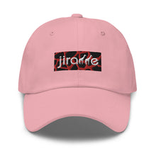 Load image into Gallery viewer, Red Giraffe Print Box Logo Hat