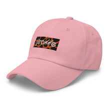 Load image into Gallery viewer, Orange Giraffe Print Box Logo Hat