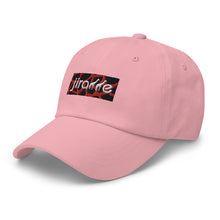 Load image into Gallery viewer, Red Giraffe Print Box Logo Hat