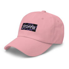 Load image into Gallery viewer, Purple Giraffe Print Box Logo Hat