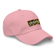 Load image into Gallery viewer, Gold Giraffe Print Box Logo Hat