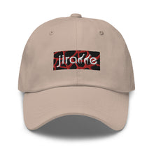Load image into Gallery viewer, Red Giraffe Print Box Logo Hat