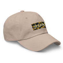 Load image into Gallery viewer, Gold Giraffe Print Box Logo Hat