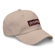 Load image into Gallery viewer, Red Giraffe Print Box Logo Hat