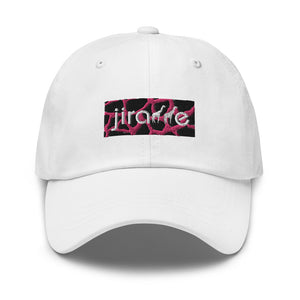 Pink Giraffe Print Box Logo Hat