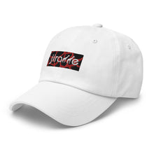 Load image into Gallery viewer, Red Giraffe Print Box Logo Hat