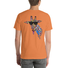 Load image into Gallery viewer, Sunglasses & Tongue Out Giraffe Short-Sleeve Shirt