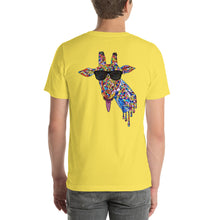 Load image into Gallery viewer, Sunglasses & Tongue Out Giraffe Short-Sleeve Shirt