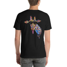 Load image into Gallery viewer, Sunglasses & Tongue Out Giraffe Short-Sleeve Shirt