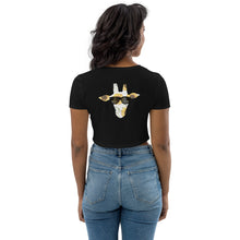 Load image into Gallery viewer, Sunflower Giraffe Organic Crop Top