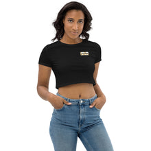 Load image into Gallery viewer, Sunflower Giraffe Organic Crop Top