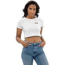 Load image into Gallery viewer, Sunflower Giraffe Organic Crop Top