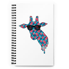 Load image into Gallery viewer, Hibiscus Giraffe Notebook