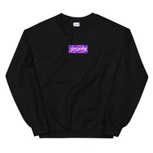 Load image into Gallery viewer, Pink & Purple Box Logo Sweatshirt - jiraffe Threads