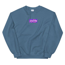 Load image into Gallery viewer, Pink & Purple Box Logo Sweatshirt - jiraffe Threads