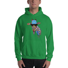 Cargar imagen en el visor de la galería, Men's OG Giraffe Hoodie (Front Design) - jiraffe Threads