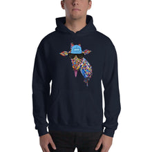 Cargar imagen en el visor de la galería, Men's OG Giraffe Hoodie (Front Design) - jiraffe Threads