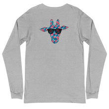 Load image into Gallery viewer, Hibiscus Giraffe Long Sleeve Tee