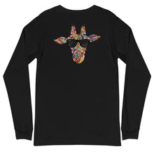 Load image into Gallery viewer, Mosaic Giraffe Head Long Sleeve Tee