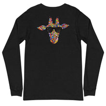 Load image into Gallery viewer, Mosaic Giraffe Head Long Sleeve Tee