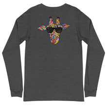 Load image into Gallery viewer, Mosaic Giraffe Head Long Sleeve Tee