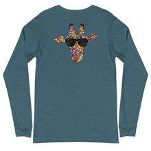 Load image into Gallery viewer, Mosaic Giraffe Head Long Sleeve Tee