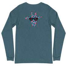 Load image into Gallery viewer, Hibiscus Giraffe Long Sleeve Tee